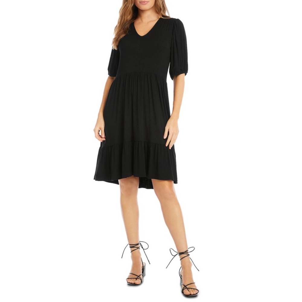 Black Babydoll Dress by Karen Kane – Size L